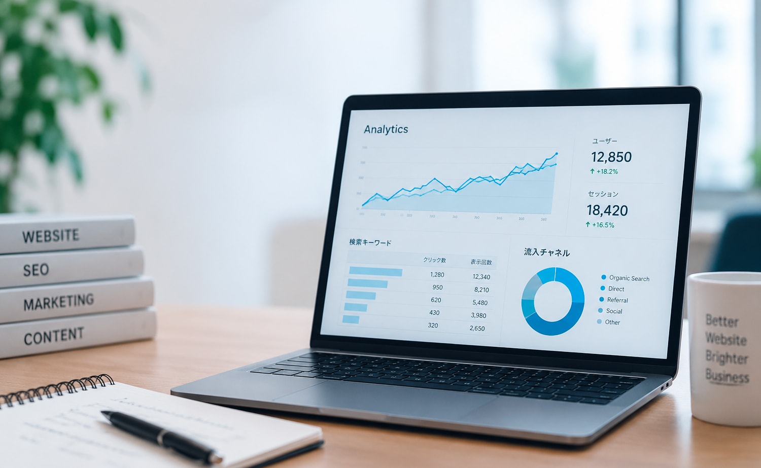 SEO評価を考慮したリニューアル