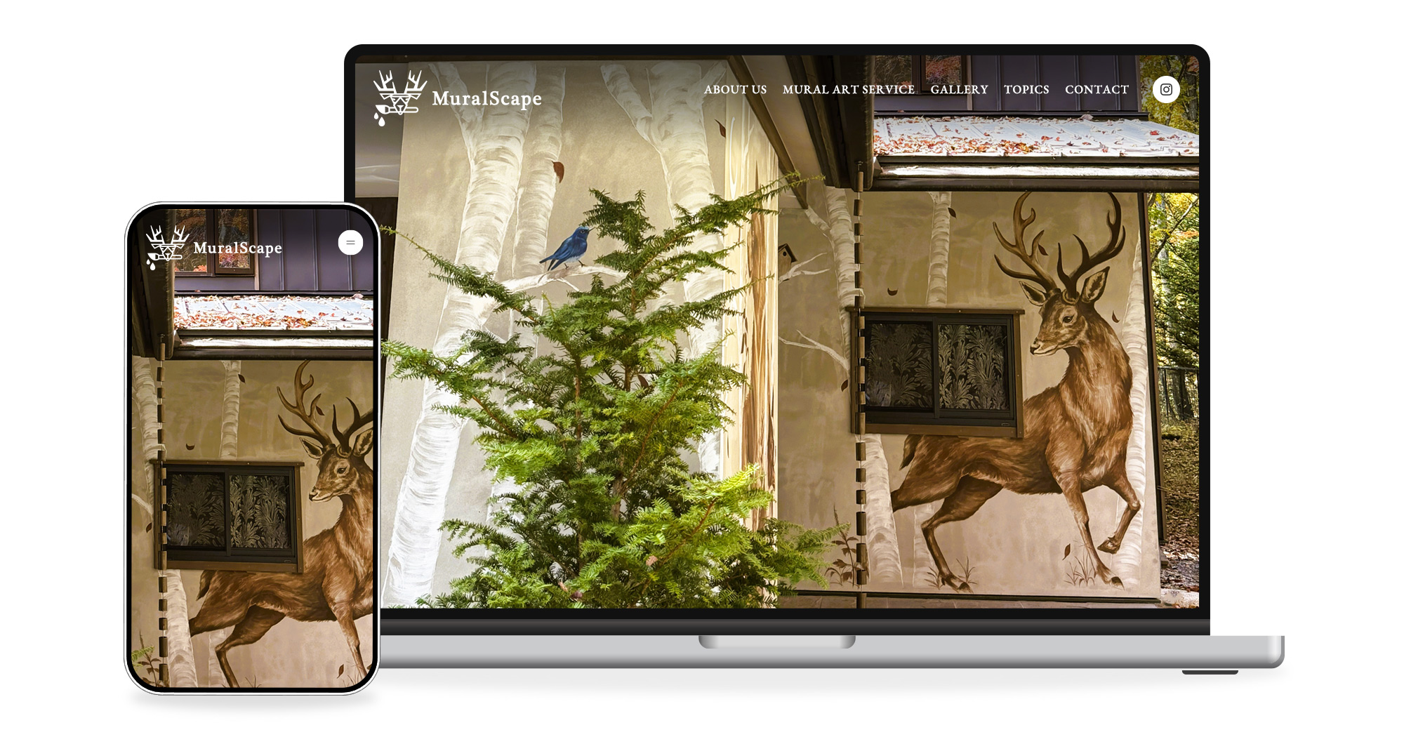 MuralScape様 ホームページ制作
